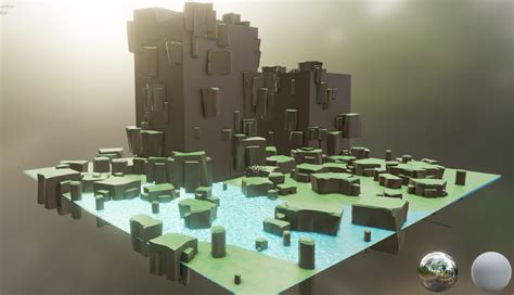 Low Poly Environment Builder Blender Addon