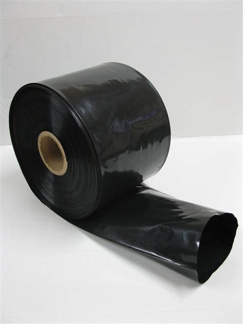 Black Lay Flat Poly Tubing 450mm Wide x 100um Thick x 180m Roll Price ...