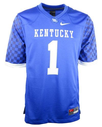 Nike Synthetic Men's Kentucky Wildcats Replica Football Jersey in Blue for Men | Lyst