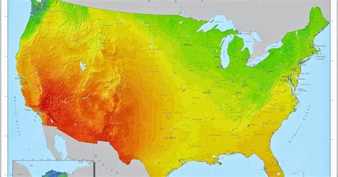 Potential Solar Energy Map of US