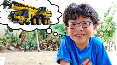 Crane Truck Toy Assembly with Lego Technic Toy Activity - YouTube