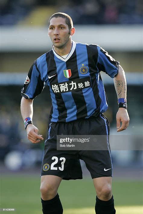 FC Inter Milan Marco Materazzi in action vs AC Chievo Verona, Game ...