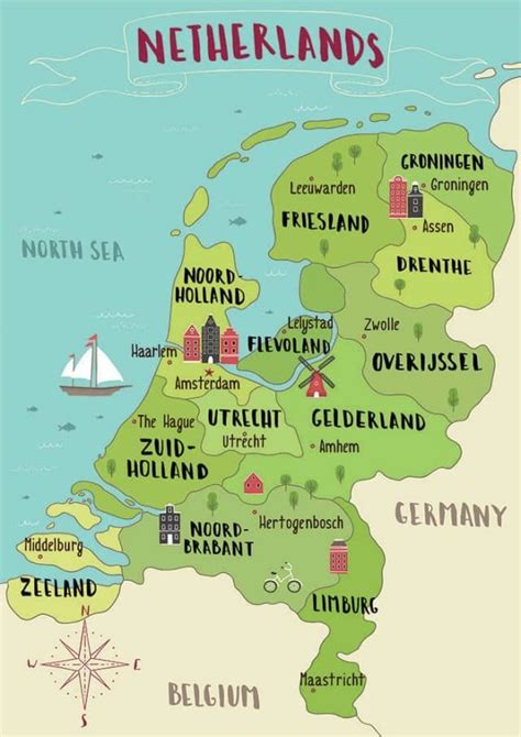 Map of the Netherlands. Read your perfect Netherlands itinerary written by a Dutch resident ...