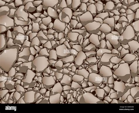 Brown stones granite gravel texture vector illustration Stock Vector ...