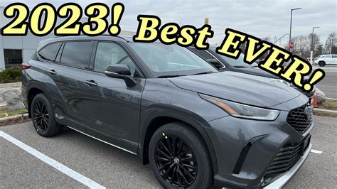 FIRST LOOK! 2023 Toyota Highlander XSE review! - YouTube