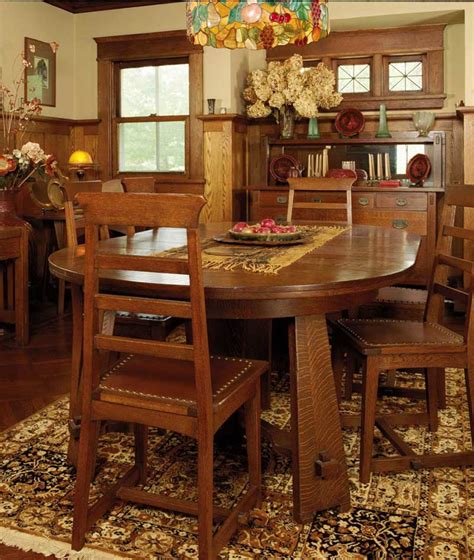 Arts And Crafts Furniture Dining Suite - Image to u