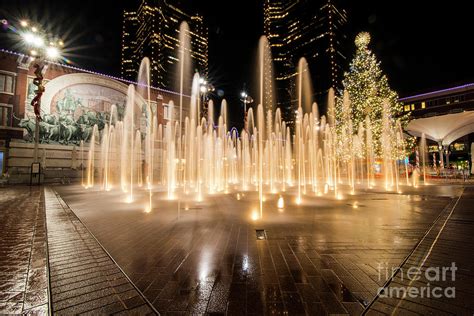 Sundance Square Fountain Photograph by David Parker - Fine Art America