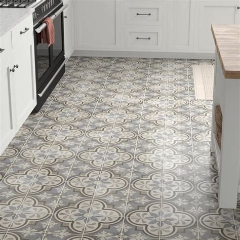 Itona Tile Encausto 8" x 8" Porcelain Spanish Wall & Floor Tile & Reviews | Wayfair