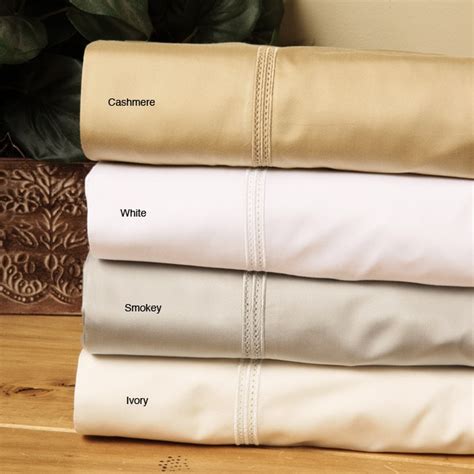 Sateen Egyptian Cotton 600 Thread Count Flat Sheet - Free Shipping On ...