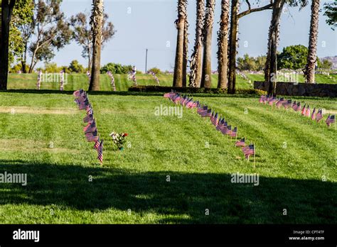 Memorial Day 2012 at the Riverside National Cemetery in Riverside California for Military ...