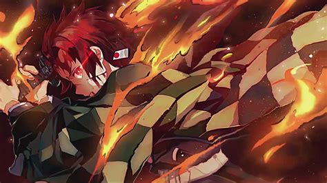 Tanjiro Dance Of The Fire God Live Wallpaper - WallpaperWaifu