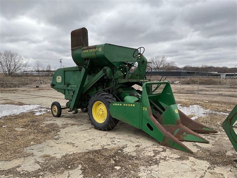 1963 John Deere 45 Combine at Gone Farmin' Spring Classic 2023 as F233 - Mecum Auctions