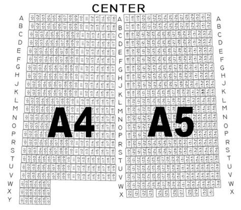 Seating Chart - The Muny