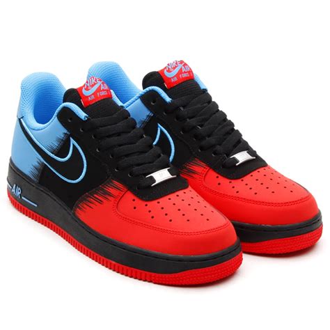 Nike Air Force 1 Low - Light Crimson / Black / Vivid Blue | Sole Collector