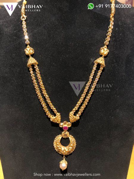 Uncut diamond necklace designs by Vaibhav jewellers - Indian Jewellery Designs