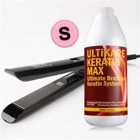 1000MLChocolate brazilian keratin treatment 8% keratin hair ...