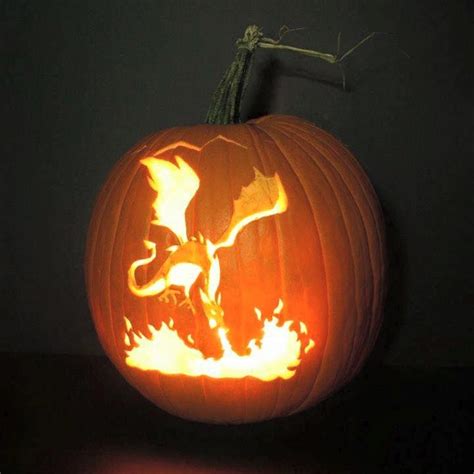 Welsh dragon pumpkin carving-- awesome! Halloween Pumpkin Carving Stencils, Scary Pumpkin ...