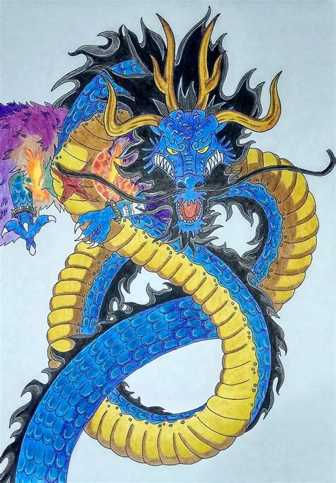 Kaido Dragon Form by Ryuswi on DeviantArt