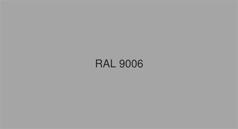 RAL White aluminium [RAL 9006] Color in RAL Classic chart