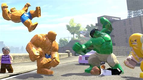 LEGO Marvel Superheroes: Hulk vs Thing vs Juggernaut Battle Royale ...