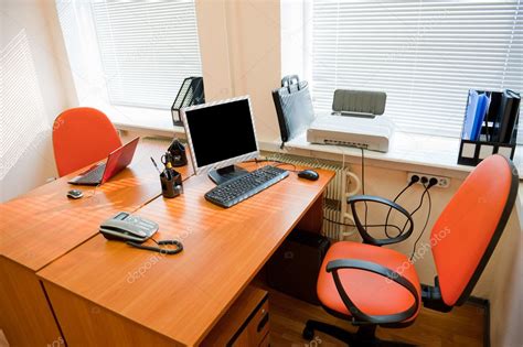 Modern office interior - workplace — Stock Photo © toxawww #5213249