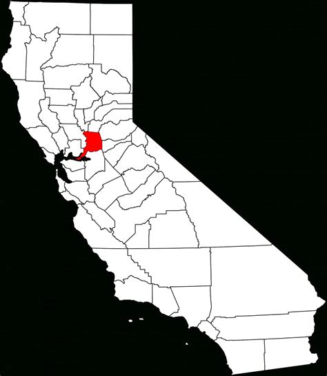 File:map Of California Highlighting Sacramento County.svg - Sacramento California Map ...