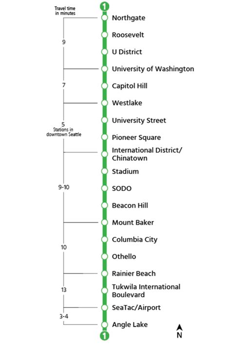 Northgate Light Rail Map | Shelly Lighting