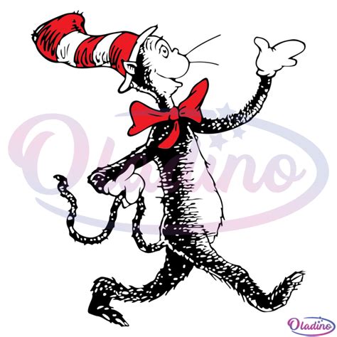 Funny Cat In The Hat SVG Digital File Dr Seuss Svg, Dr Seuss Quotes - Oladino