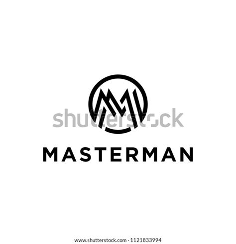 Mm Symbols Abstract Modern Simple That Stock Vector (Royalty Free ...