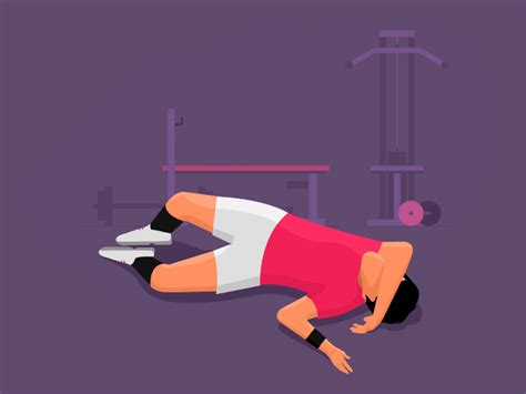 Workout Fail - Gym Life by Moria Jhiman on Dribbble