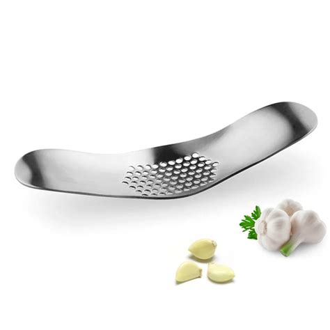 Kitchen Gadgets Stainless Steel Garlic Press Crusher Cooking Tools-in Garlic Presses from Home ...