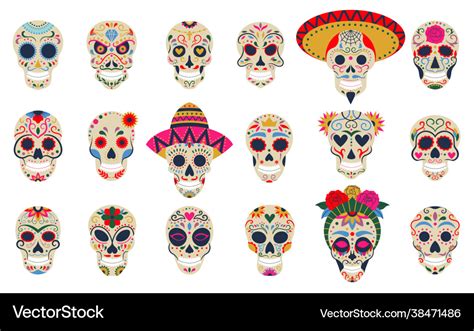 Dia De Los Muertos Skulls Background