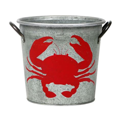 A Southern Bucket | Painted metal buckets, Crab painting, Galvanized ...