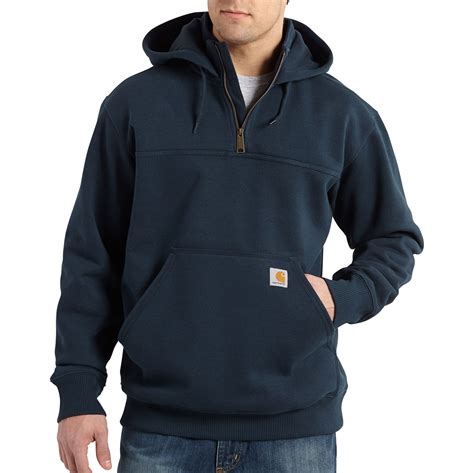 Carhartt Rain Defender® Paxton Heavyweight Hooded Zip Mock Sweatshirt - Fairwater Store