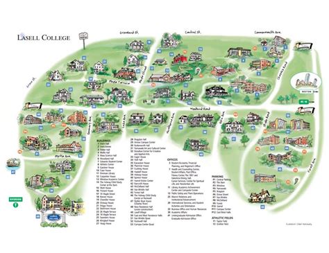 Map of our campus