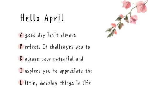 April Quotes