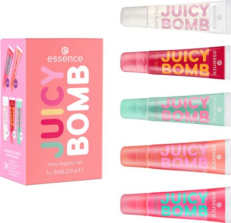 essence Juicy Bomb Shiny Lipgloss Set - Squeeze The Day! - PinkPanda.it