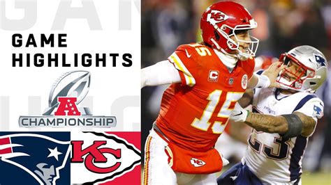 Patriots vs. Chiefs AFC Championship Highlights | NFL 2018 Playoffs - YouTube