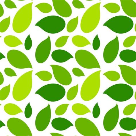 Green leaf seamless pattern 418389 Vector Art at Vecteezy