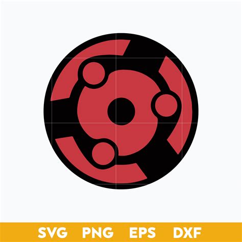 Madara Uchiha Eternal Mangekyou Sharingan SVG, Mangekyou Sha - Inspire Uplift