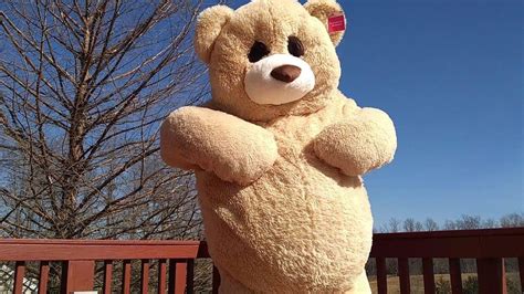 Giant Teddy Bear Costume - YouTube