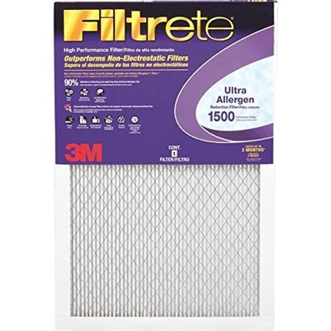 14x20x1, Filtrete Ultra Allergen Reduction Furance Filter Air Filter ...