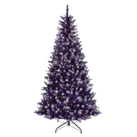 Puleo International 6.5 ft. Purple Pre-Lit Puleo Intl Fashion ...