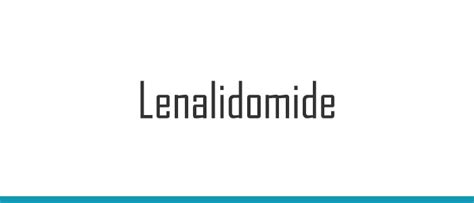 Lenalidomide