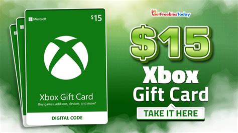 Free $15 Xbox Gift Card | GetFreebiesToday.com