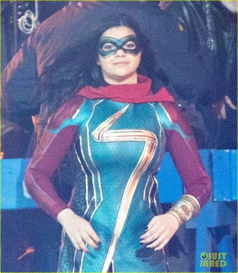 Iman Vellani Spotted in Official 'Ms. Marvel' Costume in New Set Photos!: Photo 4550571 | Photos ...