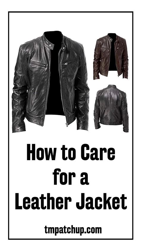 How to Care for a Leather Jacket | Leather jacket, Jackets, Leather