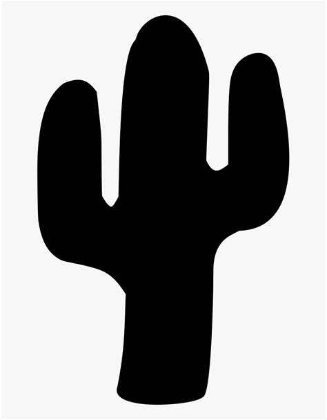 Silhouette Cactus Svg Free, HD Png Download , Transparent Png Image ...