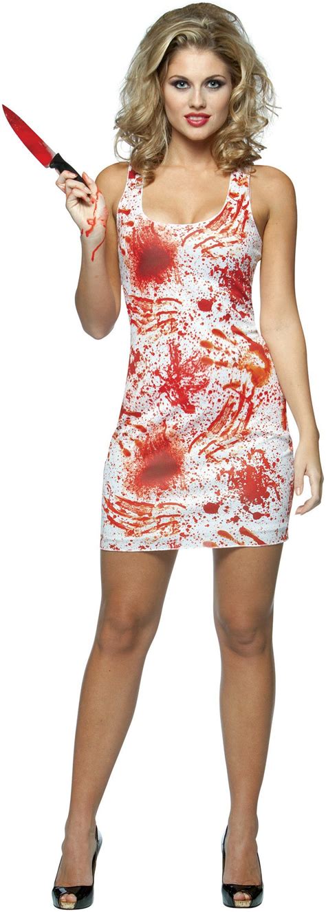 Adult Bloody Tank Women Zombie Costume | $18.99 | The Costume Land