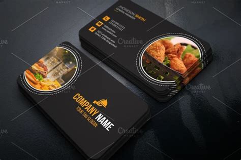 15+ FREE Restaurant Business Card Template PSD Download - Graphic Cloud